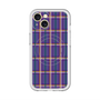 スリムプロテクションプレミアムケース with MagSafe［ Tartan Check - Purple ］
