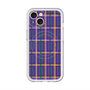 スリムプロテクションプレミアムケース with MagSafe［ Tartan Check - Purple ］