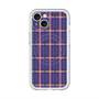 スリムプロテクションプレミアムケース with MagSafe［ Tartan Check - Purple ］