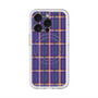 スリムプロテクションプレミアムケース with MagSafe［ Tartan Check - Purple ］