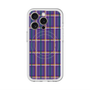 スリムプロテクションプレミアムケース with MagSafe［ Tartan Check - Purple ］