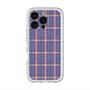 スリムプロテクションプレミアムケース with MagSafe［ Tartan Check - Purple ］