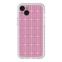 スリムプロテクションプレミアムケース with MagSafe［ Tartan Check - Pink ］
