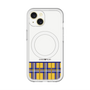 スリムプロテクションプレミアムケース with MagSafe［ CASEPLAY Tartan Check - Yellow ］