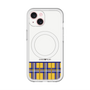 スリムプロテクションプレミアムケース with MagSafe［ CASEPLAY Tartan Check - Yellow ］