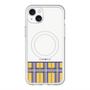 スリムプロテクションプレミアムケース with MagSafe［ CASEPLAY Tartan Check - Yellow ］