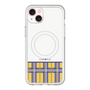 スリムプロテクションプレミアムケース with MagSafe［ CASEPLAY Tartan Check - Yellow ］