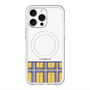 スリムプロテクションプレミアムケース with MagSafe［ CASEPLAY Tartan Check - Yellow ］