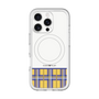 スリムプロテクションプレミアムケース with MagSafe［ CASEPLAY Tartan Check - Yellow ］