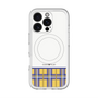 スリムプロテクションプレミアムケース with MagSafe［ CASEPLAY Tartan Check - Yellow ］
