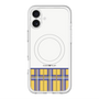 スリムプロテクションプレミアムケース with MagSafe［ CASEPLAY Tartan Check - Yellow ］