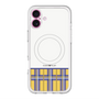 スリムプロテクションプレミアムケース with MagSafe［ CASEPLAY Tartan Check - Yellow ］