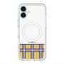 スリムプロテクションプレミアムケース with MagSafe［ CASEPLAY Tartan Check - Yellow ］