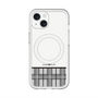 スリムプロテクションプレミアムケース with MagSafe［ CASEPLAY Tartan Check - Gray ］