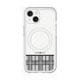 スリムプロテクションプレミアムケース with MagSafe［ CASEPLAY Tartan Check - Gray ］