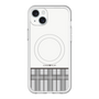 スリムプロテクションプレミアムケース with MagSafe［ CASEPLAY Tartan Check - Gray ］