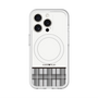 スリムプロテクションプレミアムケース with MagSafe［ CASEPLAY Tartan Check - Gray ］