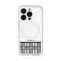 スリムプロテクションプレミアムケース with MagSafe［ CASEPLAY Tartan Check - Gray ］