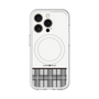 スリムプロテクションプレミアムケース with MagSafe［ CASEPLAY Tartan Check - Gray ］