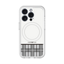 スリムプロテクションプレミアムケース with MagSafe［ CASEPLAY Tartan Check - Gray ］