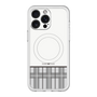スリムプロテクションプレミアムケース with MagSafe［ CASEPLAY Tartan Check - Gray ］