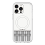 スリムプロテクションプレミアムケース with MagSafe［ CASEPLAY Tartan Check - Gray ］