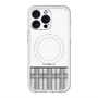 スリムプロテクションプレミアムケース with MagSafe［ CASEPLAY Tartan Check - Gray ］