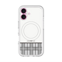 スリムプロテクションプレミアムケース with MagSafe［ CASEPLAY Tartan Check - Gray ］
