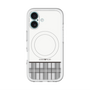 スリムプロテクションプレミアムケース with MagSafe［ CASEPLAY Tartan Check - Gray ］
