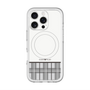スリムプロテクションプレミアムケース with MagSafe［ CASEPLAY Tartan Check - Gray ］