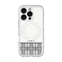 スリムプロテクションプレミアムケース with MagSafe［ CASEPLAY Tartan Check - Gray ］