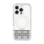 スリムプロテクションプレミアムケース with MagSafe［ CASEPLAY Tartan Check - Gray ］