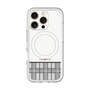 スリムプロテクションプレミアムケース with MagSafe［ CASEPLAY Tartan Check - Gray ］