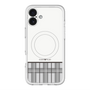 スリムプロテクションプレミアムケース with MagSafe［ CASEPLAY Tartan Check - Gray ］