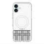 スリムプロテクションプレミアムケース with MagSafe［ CASEPLAY Tartan Check - Gray ］