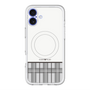 スリムプロテクションプレミアムケース with MagSafe［ CASEPLAY Tartan Check - Gray ］