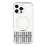 スリムプロテクションプレミアムケース with MagSafe［ CASEPLAY Tartan Check - Gray ］