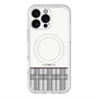 スリムプロテクションプレミアムケース with MagSafe［ CASEPLAY Tartan Check - Gray ］