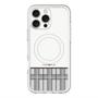 スリムプロテクションプレミアムケース with MagSafe［ CASEPLAY Tartan Check - Gray ］