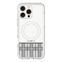 スリムプロテクションプレミアムケース with MagSafe［ CASEPLAY Tartan Check - Gray ］
