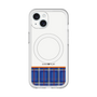 スリムプロテクションプレミアムケース with MagSafe［ CASEPLAY Tartan Check - Blue ］
