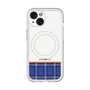 スリムプロテクションプレミアムケース with MagSafe［ CASEPLAY Tartan Check - Blue ］
