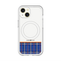 スリムプロテクションプレミアムケース with MagSafe［ CASEPLAY Tartan Check - Blue ］