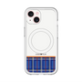スリムプロテクションプレミアムケース with MagSafe［ CASEPLAY Tartan Check - Blue ］