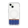 スリムプロテクションプレミアムケース with MagSafe［ CASEPLAY Tartan Check - Blue ］