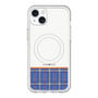スリムプロテクションプレミアムケース with MagSafe［ CASEPLAY Tartan Check - Blue ］