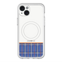 スリムプロテクションプレミアムケース with MagSafe［ CASEPLAY Tartan Check - Blue ］