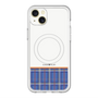 スリムプロテクションプレミアムケース with MagSafe［ CASEPLAY Tartan Check - Blue ］