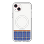 スリムプロテクションプレミアムケース with MagSafe［ CASEPLAY Tartan Check - Blue ］