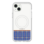 スリムプロテクションプレミアムケース with MagSafe［ CASEPLAY Tartan Check - Blue ］